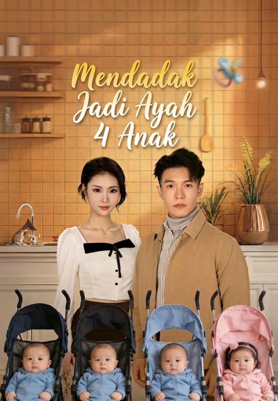 Mendadak Jadi Ayah 4 Anak
